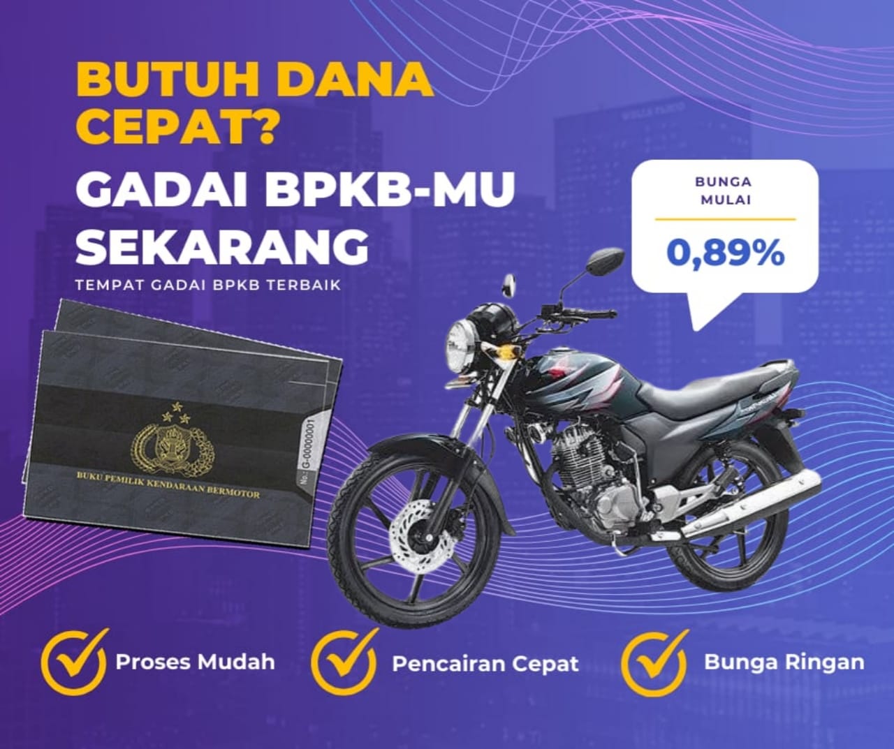 Kredit Jaminan Bpkb Motor Honda Megapro Cw Dapat Dana Berapa? Seperti Ini Simulasinya